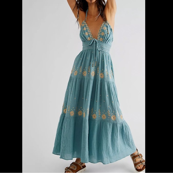 Free People Real Love Embroidered Dress - Picture 2 of 6